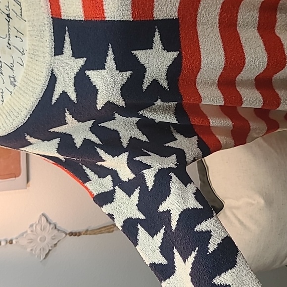 Pink Lily Stars and Stripes Sweater - Navy, Red, and Cream - Picture 4 of 9